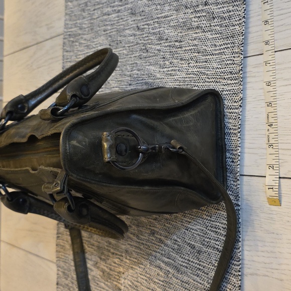 FRYE AND CO. Olive Leather Satchel - Picture 4 of 9